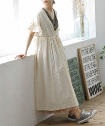 Crisp | 刺繍ガーデンガウン(その他アウター)