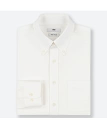 UNIQLO | ファインクロススーパーノンアイロンシャツ（ボタンダウン・長袖）(シャツ/ブラウス)