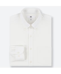 UNIQLO | ファインクロスストレッチスリムフィットオックスフォードシャツ（ボタンダウン・長袖）(シャツ/ブラウス)