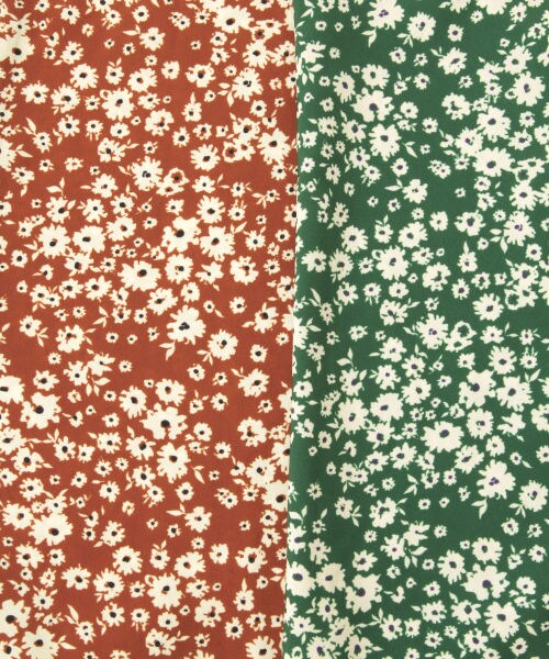 GLOBAL WORK（グローバルワーク）の「フラワーソフトマーメイドスカート（スカート・ブラック/ブラウン/グリーン）」の17枚目の写真