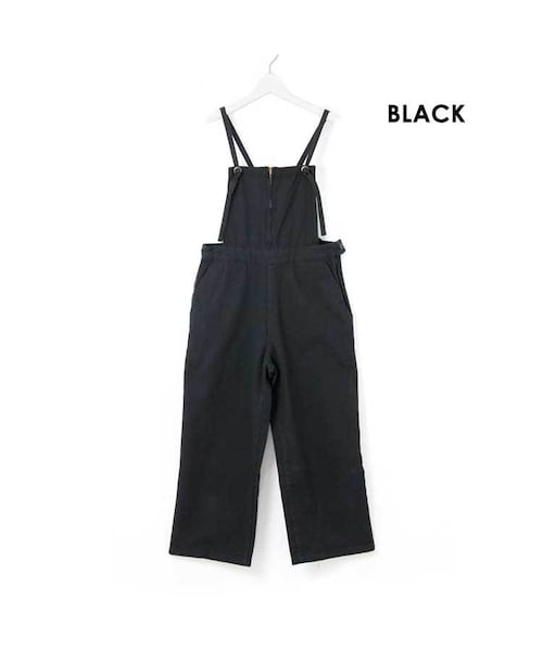 Sheson（シーズン）の「Sheson(シーズン)フロントジップオーバーオール（サロペット/オーバーオール・レディース・ベージュ/ホワイト/ブラック・FREE）」の3枚目の写真