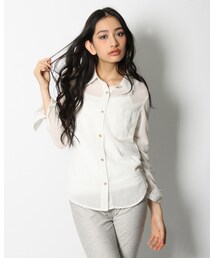 VICKY | オゾンボイルカラーシャツ(トップス)