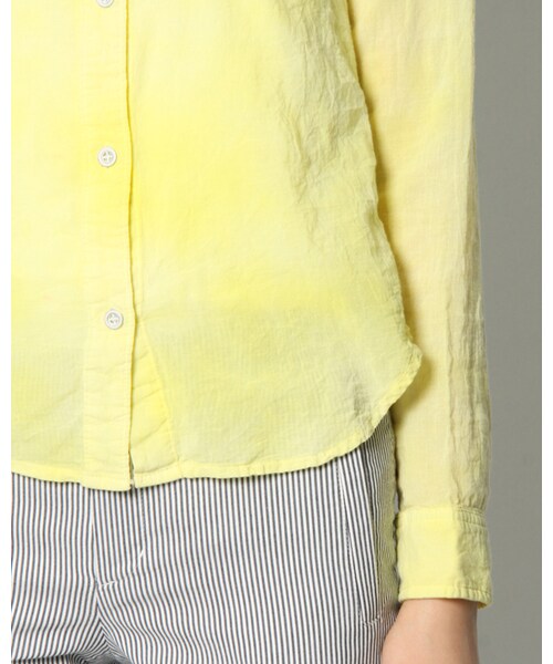 VICKY(ビッキー)の「オゾンボイルカラーシャツ(トップス・レディース・ホワイト/ピンク/ブルー/イエロー/グリーン・M)」の9枚目の写真