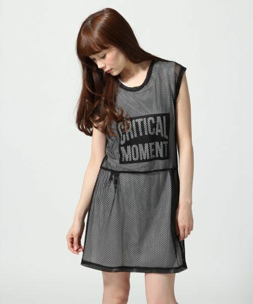 Jeanasis ジーナシス の メッシュロゴ2pワンピース ワンピース ドレス Wear