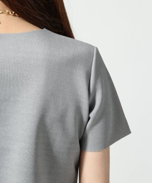 JEANASIS（ジーナシス）の「ライトダイバーセットアップワンピース（ワンピース/ドレス・レディース・グレー/オレンジ・FREE）」の10枚目の写真