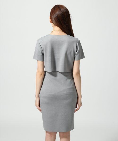 JEANASIS（ジーナシス）の「ライトダイバーセットアップワンピース（ワンピース/ドレス・レディース・グレー/オレンジ・FREE）」の4枚目の写真