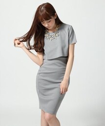 JEANASIS | ライトダイバーセットアップワンピース(ワンピース/ドレス)