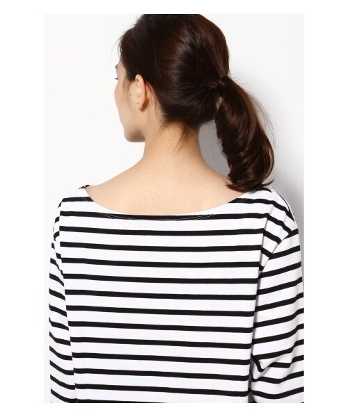 Deuxieme Classe(ドゥーズィエムクラス)の「PATRICIA(カットソー・Tシャツ・レディース・ブラック/ホワイト・フリー)」の7枚目の写真