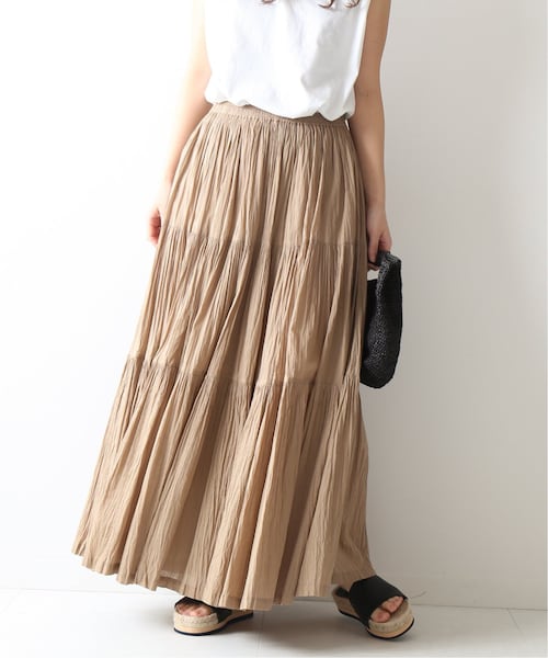 Spick & Span（スピックアンドスパン）の「コットンマキシスカート2◆（スカート・ベージュ/36/在庫あり/38）」の13枚目の写真