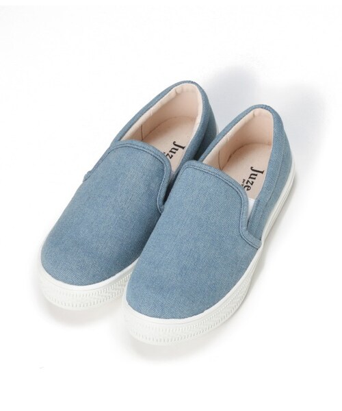 Juze（ジュゼ）の「【先行受注】スリッポンスニーカー（スニーカー・レディース・ホワイト/グリーン/ネイビー・M/L）」の3枚目の写真