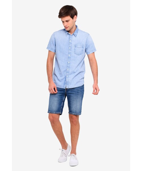 Levi's（リーバイス）の「502? Regular Taper Fit Shorts（その他・メンズ・Blue・28 in/29 in/30 in/31 in/32 in/34 in/36 in/38 in）」の4枚目の写真