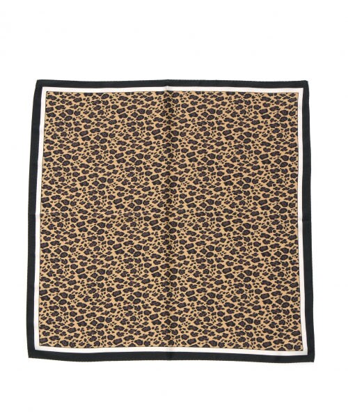 LAKOLE(ラコレ)の「レオパードスカーフ(ファッション雑貨・ベージュ()/グリーン())」の7枚目の写真