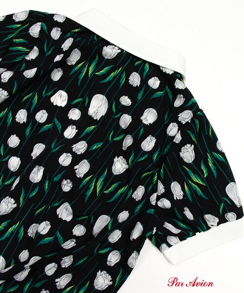 paravion（パラビオン）の「チューリップ柄ブラウス（）」 - WEAR