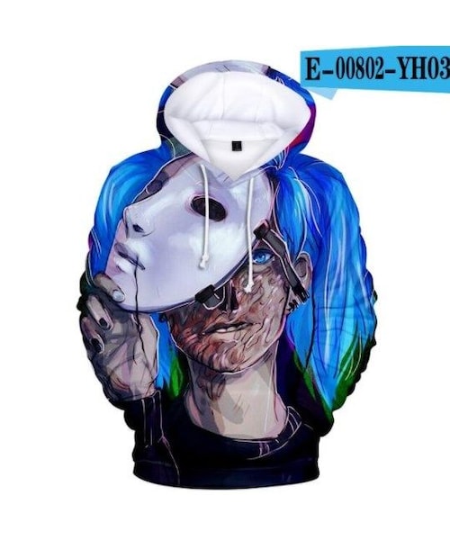 No Brand ノーブランド の 男性 女性 ゲーム Sally Face サリーフェイス 3dデザイン パーカー コスプレ ジャケット ホラー Stream ストリーム 4 パーカー Wear