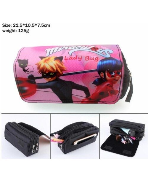 no brand(ノーブランド)の「ミラキュラス レディバグ シャノワール ポーチ(その他雑貨・キッズ・その他)」の1枚目の写真