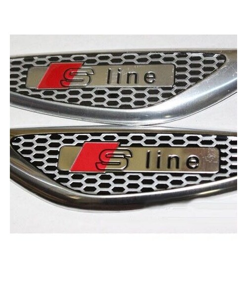 no brand（ノーブランド）の「アウディ ステッカー 2個入 合金 3D