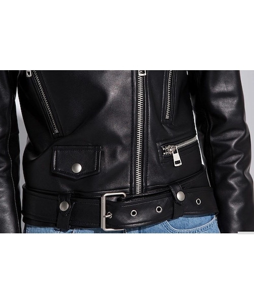 レア‼️】アルマーニ クロコダイル風 ライダース ジャケット 革