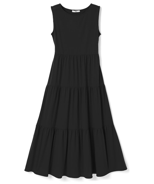 GRL(グレイル)の「ティアードカットワンピース(ワンピース・レディース・ブラック・F)」の1枚目の写真