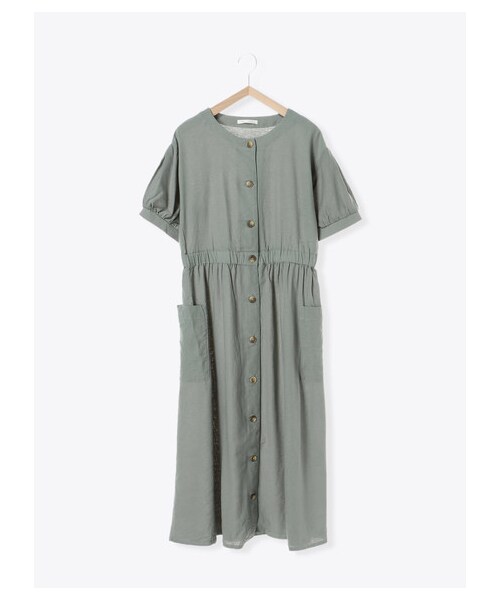 Ehka Sopo エヘカソポ エヘカソポ の 前開きポケットワンピース ワンピース Wear