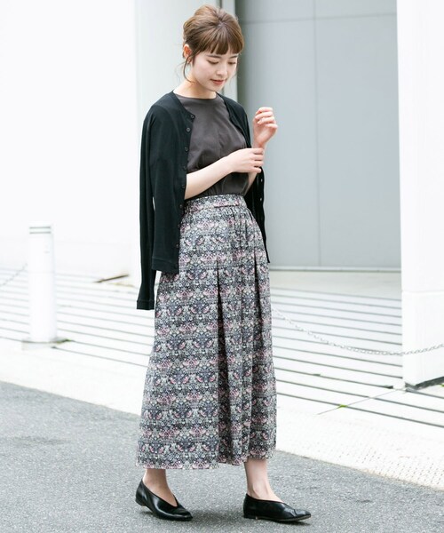 かぐれ（カグレ）の「リバティプリントギャザースカート（スカート・レディース・CAPEL/DUNCLARE/STRAWBERRY・FREE）」の12枚目の写真