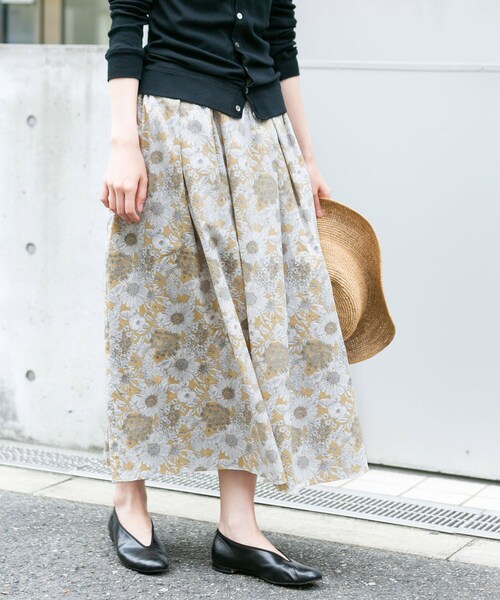 かぐれ（カグレ）の「リバティプリントギャザースカート（スカート・レディース・CAPEL/DUNCLARE/STRAWBERRY・FREE）」の7枚目の写真