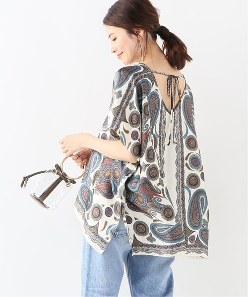 IENA（イエナ）の「LISA スカーフプリントブラウス（）」 - WEAR