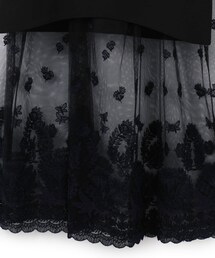 LOKITHO（ロキト）の「スカラップエンブロイダリーコンビドレス