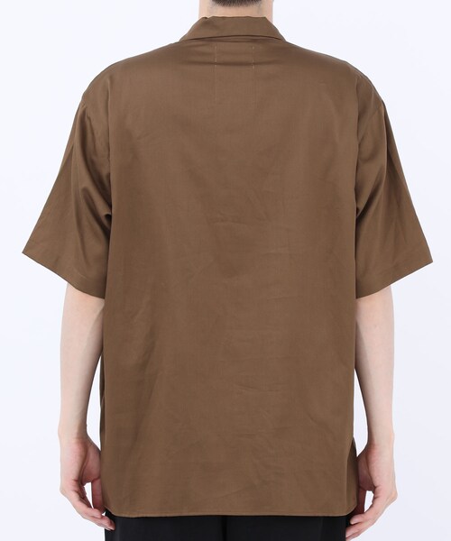 markaware オープンカラーシャツ 2/72 オーガニックウールヴィエラ