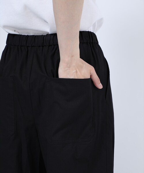 ラッドミュージシャンクロップドパンツ　ブラック　サイズ44 LAD MUSICIAN クロップドワイドパンツ | NOUVEL des HIOC