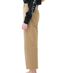 【美品】☆ビューティーピープル☆　セルビッジロゴチノテーパードパンツ　ネイビー 美品】☆ビューティーピープル☆ セルビッジロゴチノテーパード