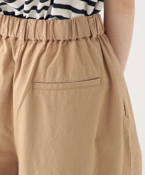 studio CLIP(スタディオクリップ)の「コットンクロスワイドストレートパンツ(パンツ・ブラック×ホワイト(チェック)/ホワイト×ブラック(ストライプ)/ベージュ/カーキ)」の18枚目の写真