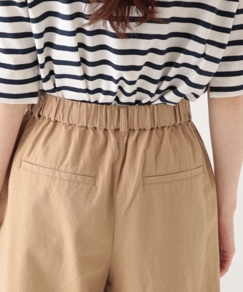 studio CLIP(スタディオクリップ)の「コットンクロスワイドストレートパンツ(パンツ・ブラック×ホワイト(チェック)/ホワイト×ブラック(ストライプ)/ベージュ/カーキ)」の17枚目の写真