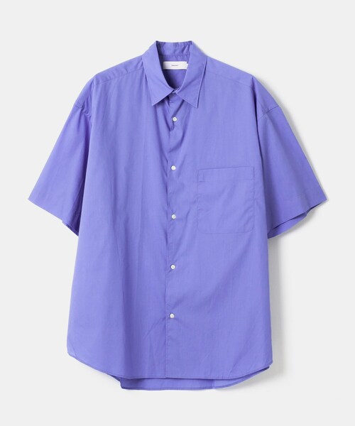 Graphpaper（グラフペーパー）の「Graphpaper BROAD OVERSIZED SHORT-SLEEVE SHIRT（トップス・メンズ・BEIGE/WHITE/BLUE/NAVY・FREE）」の4枚目の写真