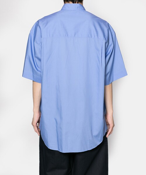 Graphpaper（グラフペーパー）の「Graphpaper BROAD OVERSIZED SHORT-SLEEVE SHIRT（トップス・メンズ・BEIGE/WHITE/BLUE/NAVY・FREE）」の7枚目の写真