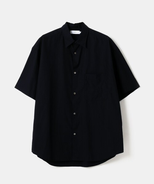 Graphpaper（グラフペーパー）の「Graphpaper BROAD OVERSIZED SHORT-SLEEVE SHIRT（トップス・メンズ・BEIGE/WHITE/BLUE/NAVY・FREE）」の2枚目の写真