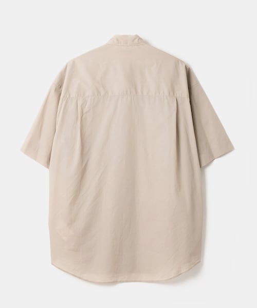 Graphpaper（グラフペーパー）の「Graphpaper BROAD OVERSIZED SHORT-SLEEVE SHIRT（トップス・メンズ・BEIGE/WHITE/BLUE/NAVY・FREE）」の12枚目の写真