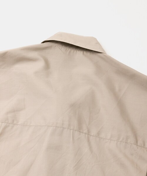 Graphpaper（グラフペーパー）の「Graphpaper BROAD OVERSIZED SHORT-SLEEVE SHIRT（トップス・メンズ・BEIGE/WHITE/BLUE/NAVY・FREE）」の17枚目の写真