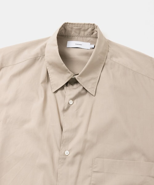 Graphpaper（グラフペーパー）の「Graphpaper BROAD OVERSIZED SHORT-SLEEVE SHIRT（トップス・メンズ・BEIGE/WHITE/BLUE/NAVY・FREE）」の13枚目の写真