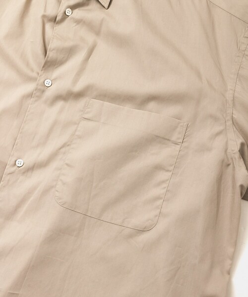 Graphpaper（グラフペーパー）の「Graphpaper BROAD OVERSIZED SHORT-SLEEVE SHIRT（トップス・メンズ・BEIGE/WHITE/BLUE/NAVY・FREE）」の16枚目の写真