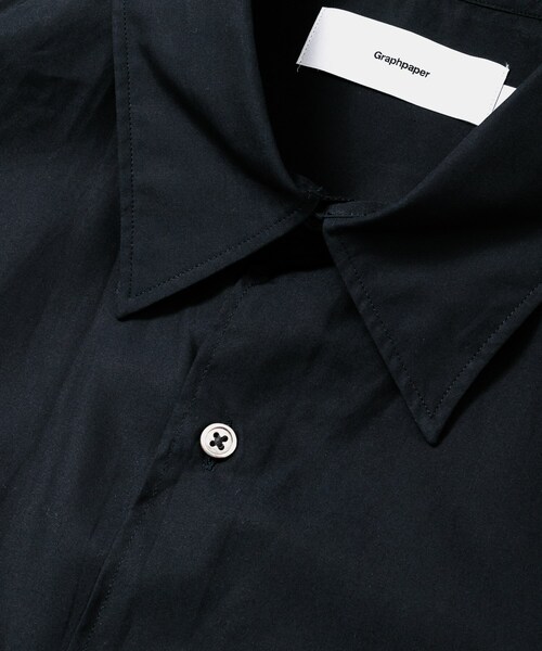 Graphpaper（グラフペーパー）の「Graphpaper BROAD OVERSIZED LONG-SLEEVE SHIRT（トップス・メンズ・BEIGE/WHITE/BLUE/NAVY・FREE）」の17枚目の写真