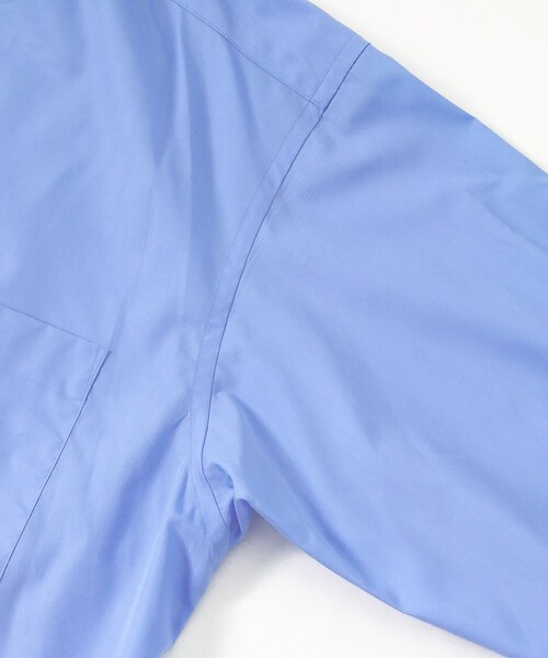 Graphpaper（グラフペーパー）の「GraphpaperOversized Shirts（トップス・メンズ・SAX/WHITE/NAVY・FREE）」の12枚目の写真