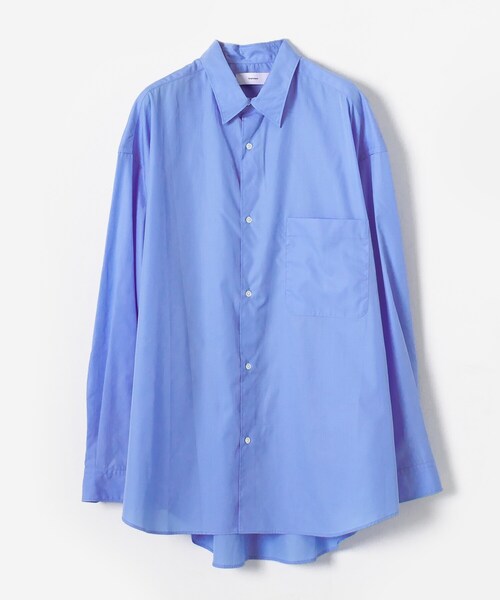 Graphpaper（グラフペーパー）の「GraphpaperOversized Shirts（トップス・メンズ・SAX/WHITE/NAVY・FREE）」の4枚目の写真