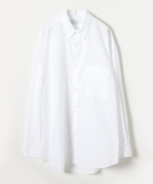 Graphpaper（グラフペーパー）の「GraphpaperOversized Shirts（トップス・メンズ・SAX/WHITE/NAVY・FREE）」の2枚目の写真
