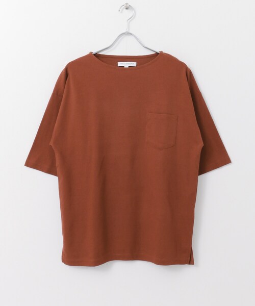URBAN RESEARCH（アーバンリサーチ）の「サーフニットボートネックTシャツ（トップス・メンズ・RED/BRWN/YEL/GLD/GREGE/BLACK・M/L）」の9枚目の写真