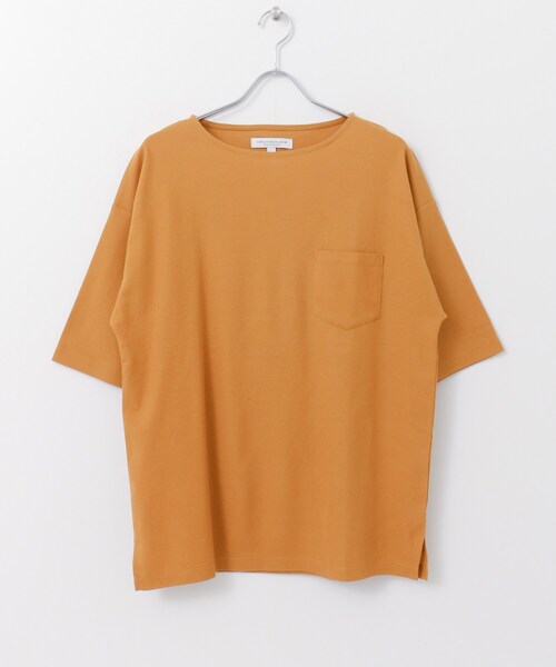 URBAN RESEARCH（アーバンリサーチ）の「サーフニットボートネックTシャツ（トップス・メンズ・RED/BRWN/YEL/GLD/GREGE/BLACK・M/L）」の11枚目の写真