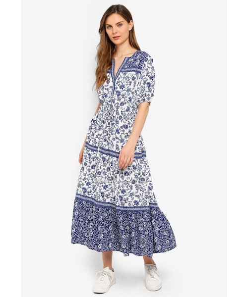Short Sleeve Maxi Dress Petite Factory 