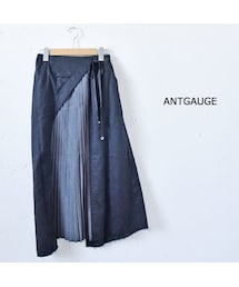 Antgauge | ANTGAUGEフレアフロントプリーツスカート(スカート)