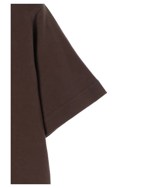 GARAGE OF GOOD CLOTHING(ガレージオブグッドクロージング)の「ショート丈ロゴT(トップス・ホワイト/ブラウン・F)」の4枚目の写真