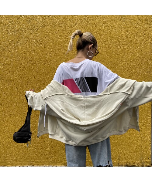 no brand(ノーブランド)の「BIGBIGTシャツ「Everything」 #590(Tシャツ/カットソー・レディース・その他)」の5枚目の写真