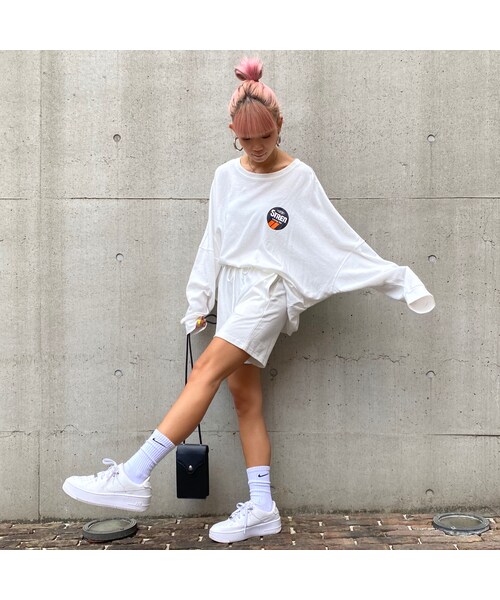 no brand（ノーブランド）の「スウェットパンツ｢半分さん｣（その他パンツ・レディース・その他）」の5枚目の写真